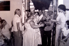 Dona Castorina na Festa de Folia de Reis